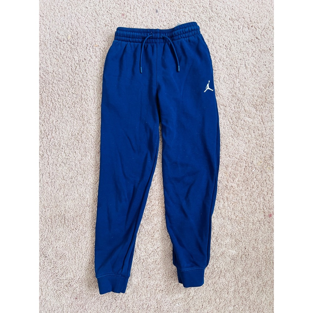 Nike Air Jordan Youth Fleece Jogger Sweatpants Royal Blue Jumpman Size Youth M
